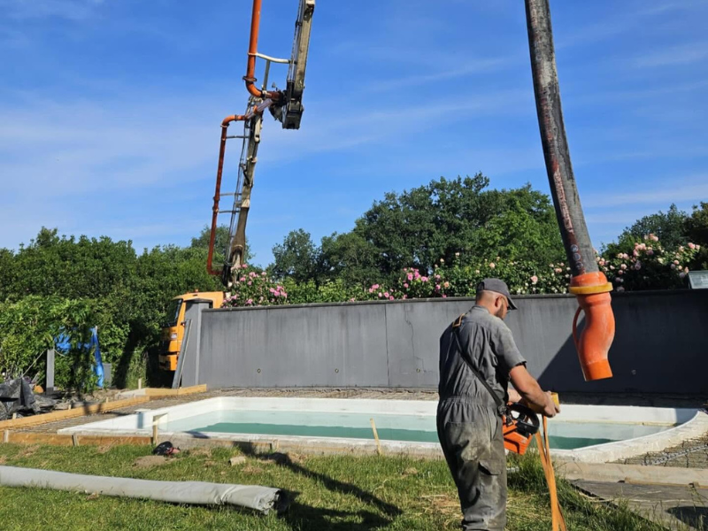 Travaux de maçonnerie réalisés par Aubance Bâti