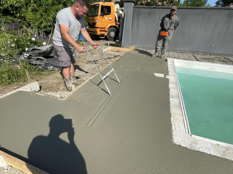 Création de terrasse maçonnée par Aubance Bâti